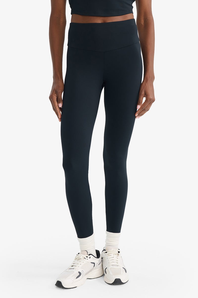 DeFacto Black Woman High Waist Ankle Length Leggings Casual - Image 4
